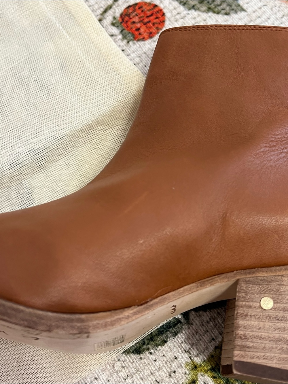 New Anthropologie Beek Pheasant Leather Boots - Picture 12 of 16